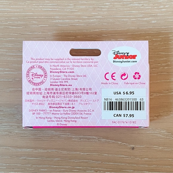 BNIB | Disney Minnie Mouse Ring Set - Pink and Blue - Picture 2 of 3